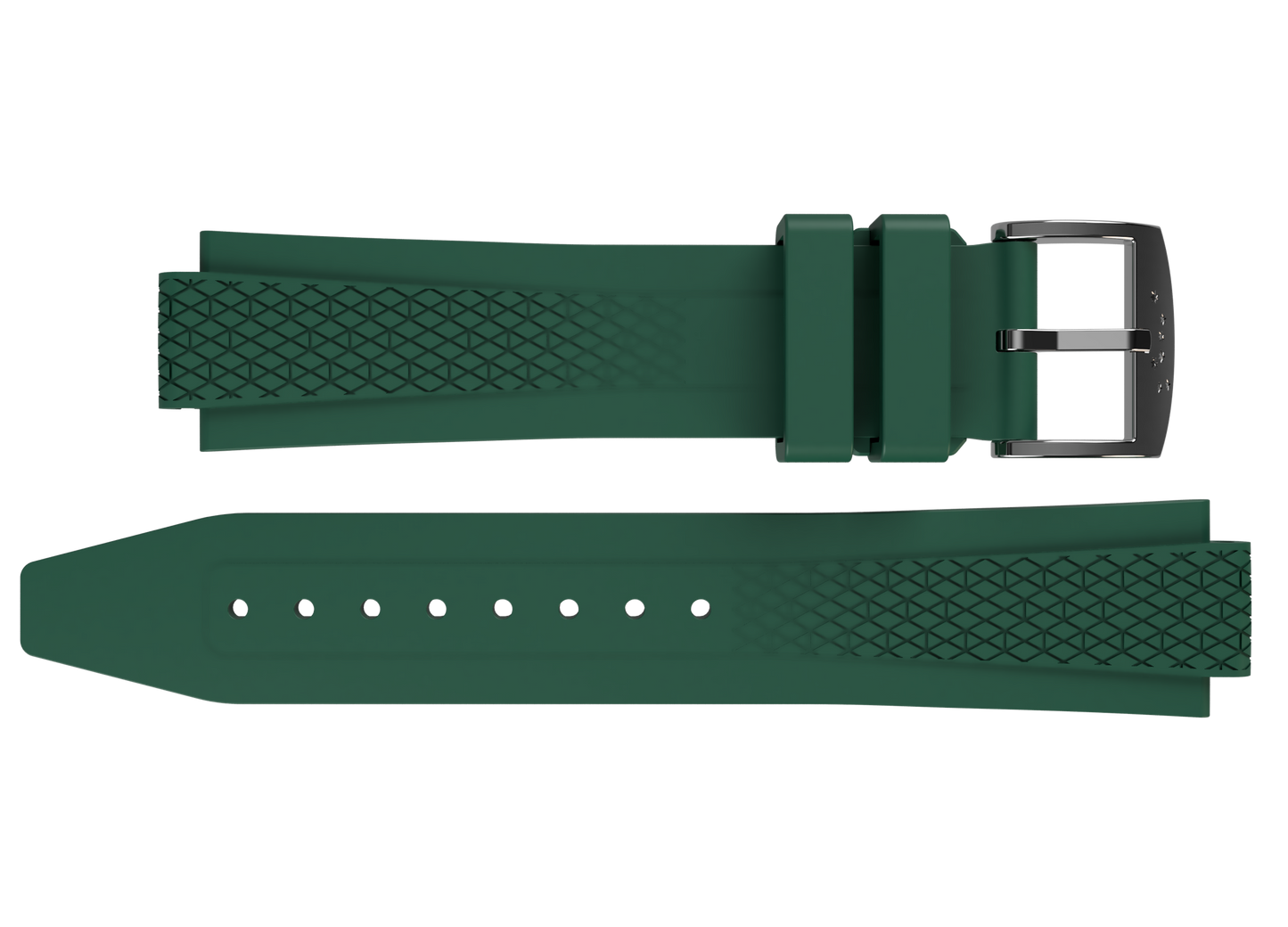 Correa de caucho FKM - Verde Bosque